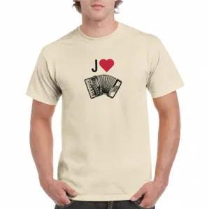 T-shirt J'aime l'accordéon